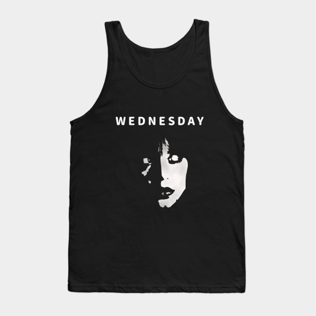 Gothic Wednesday's Eyes Tank Top by abagold